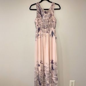 Pink maxi dress